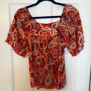 Trina Turk Floral Blouse